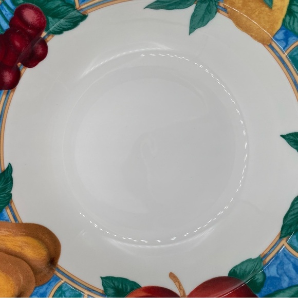 Casual Victoria & Beale Forbidden Fruit 4 8.5” Rimmed Soup Bowls Fine Porcelain - Picture 11 of 16